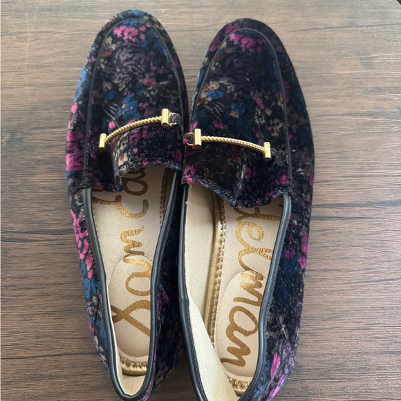 Sam Edelman Lorraine Bit Floral Velvet Loafer - Picture 1 of 6